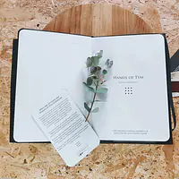 'Laurel' The Bespoke Handmade Luxury Leather Notebook / Diary A5 - Slim - Master
