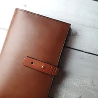'Laurel' The Bespoke Handmade Luxury Leather Notebook / Diary A5 - Slim - Master